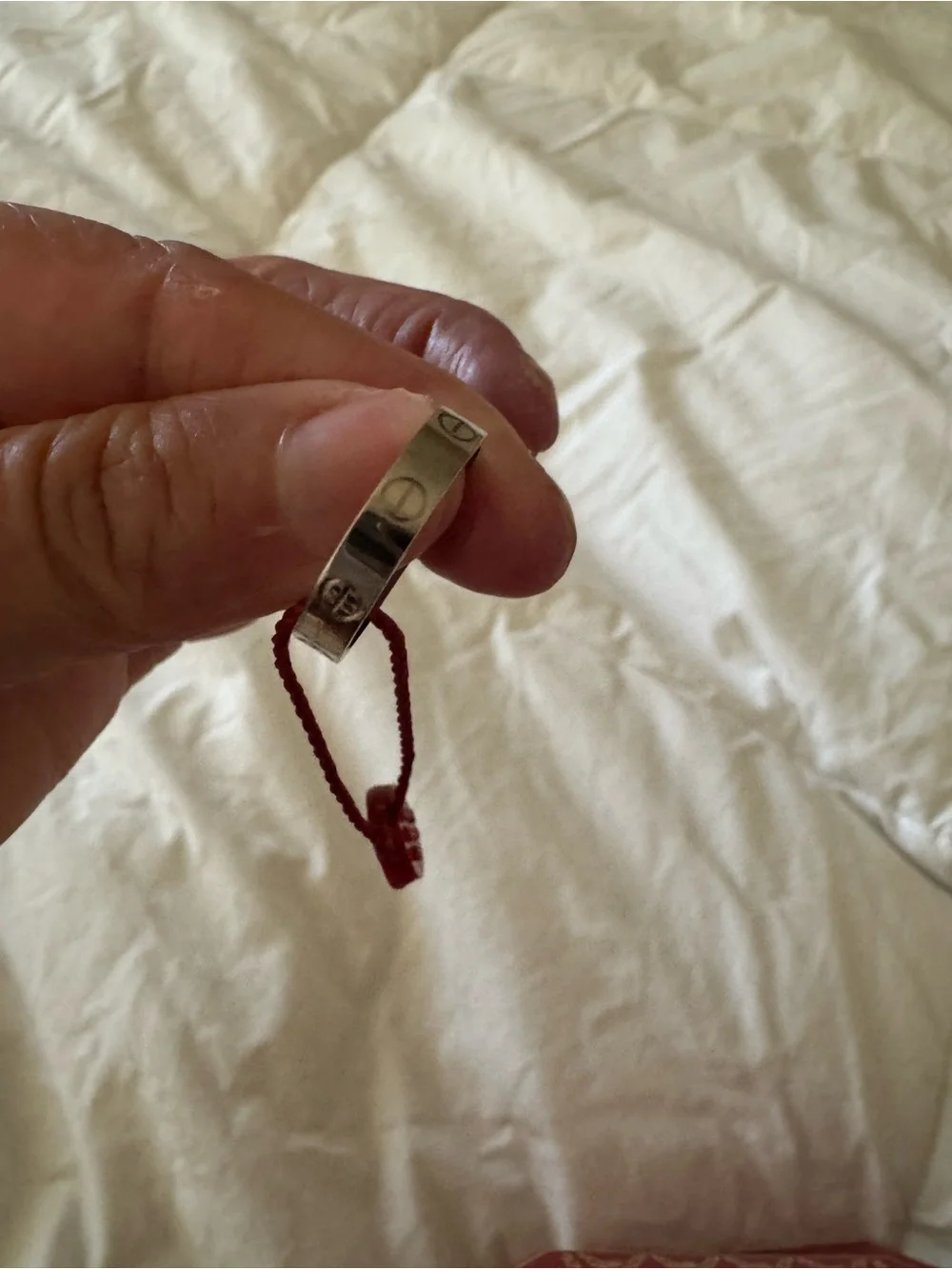 White Gold Cartier Ring NWT